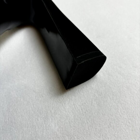 Women's Platform‎ Block Heels Shoes Sz US 10 EU 43 Satin Rhinestone Ankle Straps - Picture 6 of 12